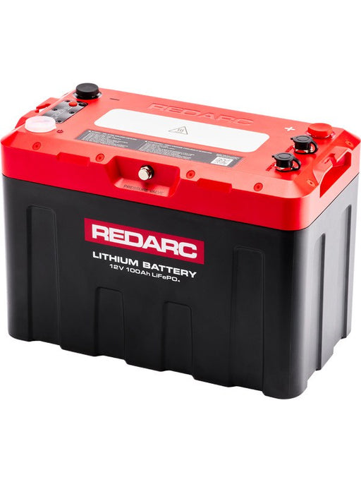 Redarc 12V 100Ah Lifep04 Battery Lithium Deep Cycle LBATN12100 Batteries Redarc - Micks Gone Bush
