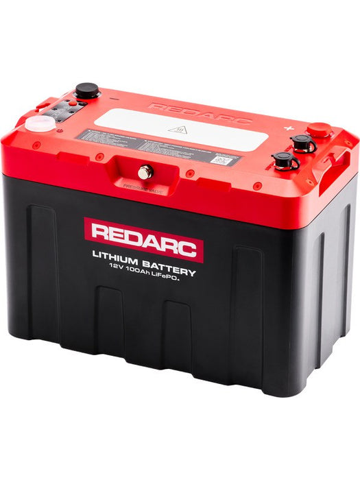 Redarc 12V 100Ah Lifep04 Battery Lithium Deep Cycle LBATN12100 Batteries Redarc - Micks Gone Bush