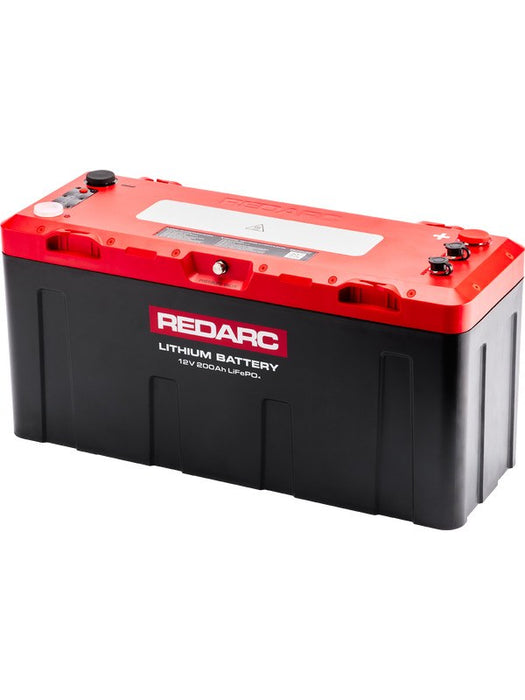Redarc 12V 200Ah Lifep04 Battery Lithium Deep Cycle LBATN12200 Batteries Redarc - Micks Gone Bush