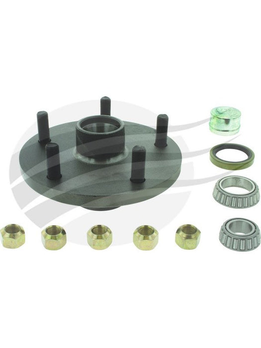 ARK 7-1/2" Trailer 5 Stud Hub For Landcruiser with Ford Bearings Dust LF1905 ARK - Micks Gone Bush