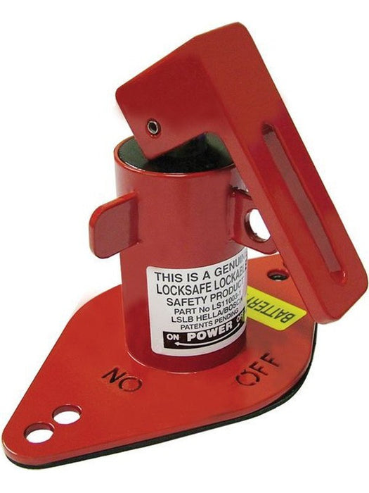 Locksafe Red Battery Lockout Lever Fits E52-0502, 0341003004 And LS11003-01 Red Battery Locksafe - Micks Gone Bush