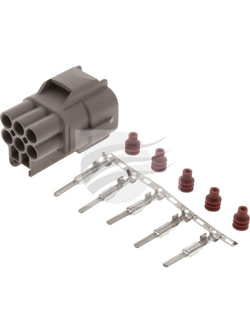 Jaylec 5 Pin Square Female Plug Assem. For Toyota Landcruiser Fj75 S LS5056FP2 Others Jaylec - Micks Gone Bush
