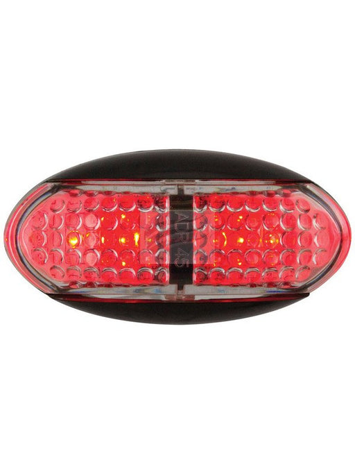 Jaylec LED Rear End Outline Marker Lamp Red 10-30V 4 Led's Black Housing LS9122 Marker Light Assemblies Jaylec - Micks Gone Bush