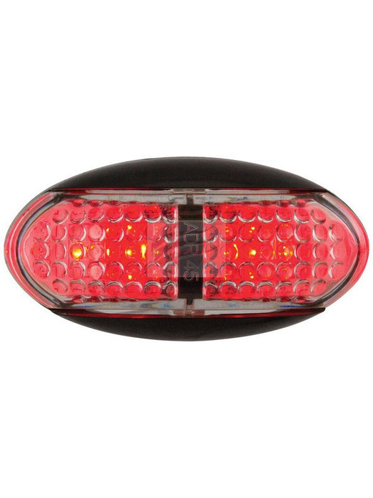 Jaylec LED Rear End Outline Marker Lamp Red 10-30V 4 Led's Black Housing LS9122 Marker Light Assemblies Jaylec - Micks Gone Bush
