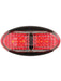 Jaylec LED Rear End Outline Marker Lamp Red 10-30V 4 Led's Black Housing LS9122 Marker Light Assemblies Jaylec - Micks Gone Bush