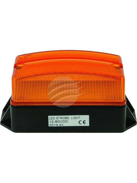 Jaylec LED Amber Strobe Light 12-80V Plastic 2 Bolt Mount 80 Quad Flash LS9795 Strobe Lights Jaylec - Micks Gone Bush