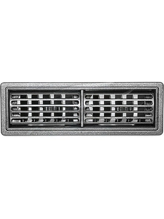 Jayair Louvre Rectangle With 2 Vents Black LV1006 Jayair - Micks Gone Bush