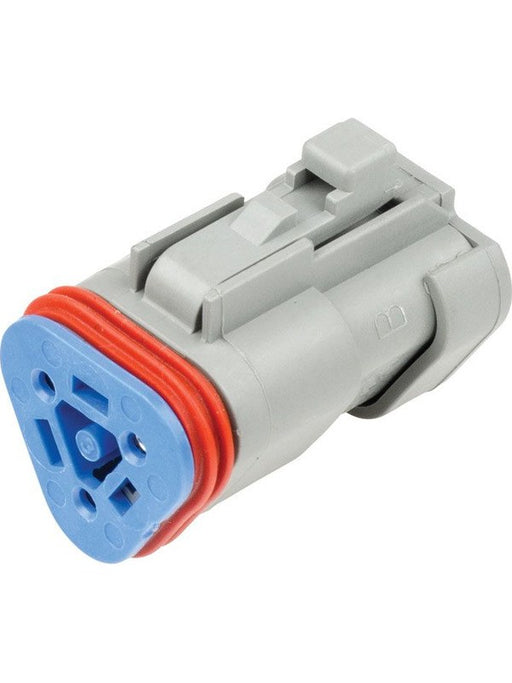 Deutsch 3Way Plug C/W 120 Ohm Resistor Dt Series Includes Wedgelock LV2098 Electrical Connectors Deutsch - Micks Gone Bush