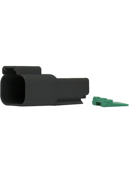 Deutsch Black 2 Way Deutsch Socket Includes Wedge 1 Per Pack LV2180 Electrical Connectors Deutsch - Micks Gone Bush