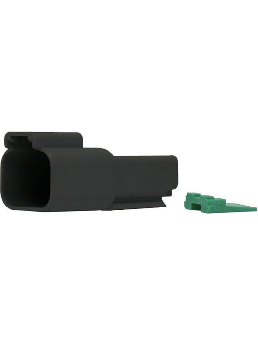 Deutsch Black 2 Way Deutsch Socket Includes Wedge 1 Per Pack LV2180 Electrical Connectors Deutsch - Micks Gone Bush