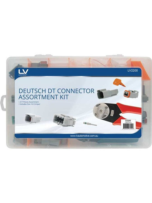 Deutsch DT Connector Kit Includes Size 16 Crimp Tool LV2200 Electrical Connectors Deutsch - Micks Gone Bush