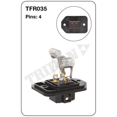 Tridon Air Conditioning Resistor TFR035, 4 Pin AIR CONDITIONING RESISTOR TRIDON - Micks Gone Bush
