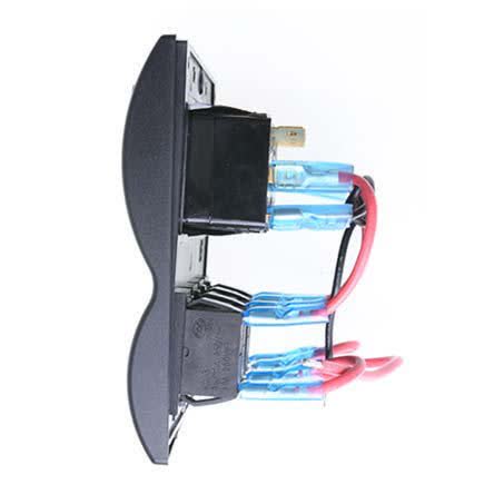 Drivetech 4X4 Rocker 4 Switch Panel On-off Spst 12/24V Blue Illumination DT-11030 SWITCH DRIVETECH 4X4 - Micks Gone Bush