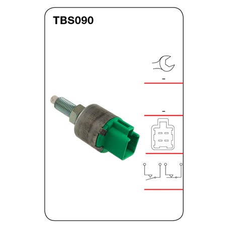 Tridon Stop Light Switch TBS090 Dual Circuit SWITCH TRIDON - Micks Gone Bush