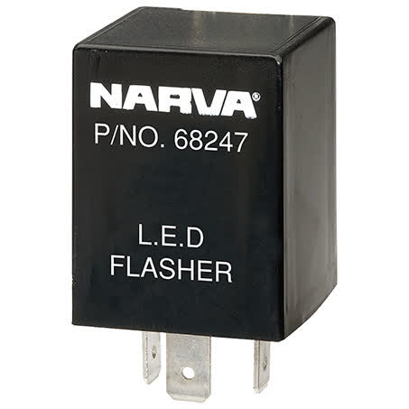 Narva Electronic LED Flasher 12V 3 Pin 70W Max Part No. 68247BL FLASHER UNIT NARVA - Micks Gone Bush