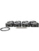 Mahle Pistons Piston Elite Sportsman Forged 4.610 in Bore 0.043 x 0 (930239110) MAH930239110 Mahle - Micks Gone Bush