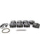 Mahle Pistons Piston and Ring PowerPak Forged 4.035 in Bore 1.0 x 1 (930244735) MAH930244735 Mahle - Micks Gone Bush