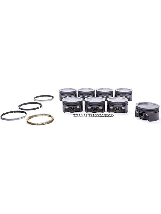 Mahle Pistons Piston and Ring PowerPak Forged 3.572 in Bore 1.0 x 1 (930256072) MAH930256072 Mahle - Micks Gone Bush