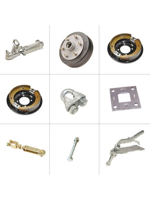 ARK 9" Mechanical Drum Brake Kit For Ford with Ford Bearings 45mm Axle MBK45FD ARK - Micks Gone Bush
