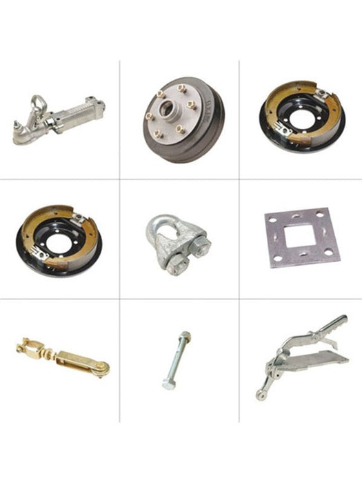 ARK 9" Mechanical Drum Brake Kit For Ford with Ford Bearings 45mm Axle MBK45FD ARK - Micks Gone Bush