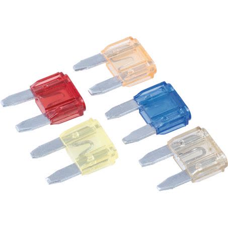 Thunder Mini Blade Fuse Assortment 5 Pce TDR05027 FUSE ASSORTMENT THUNDER - Micks Gone Bush