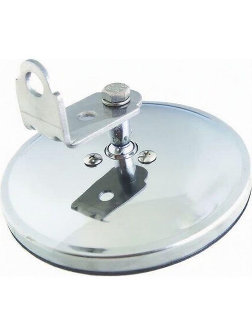 Britax Mirror Spotter S/Steel Round Metal W/Tubular Bkt & Clp 125mm MI1031 Britax Britax - Micks Gone Bush