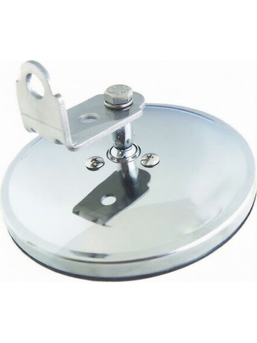 Britax Mirror Spotter S/Steel Round Metal W/Tubular Bkt & Clp 125mm MI1031 Britax Britax - Micks Gone Bush