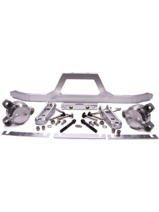 Drake Automotive Group Strut Tower Brace Aluminum Clear Anodize MO-280001-BL DRAKE AUTOMOTIVE GROUP - Micks Gone Bush
