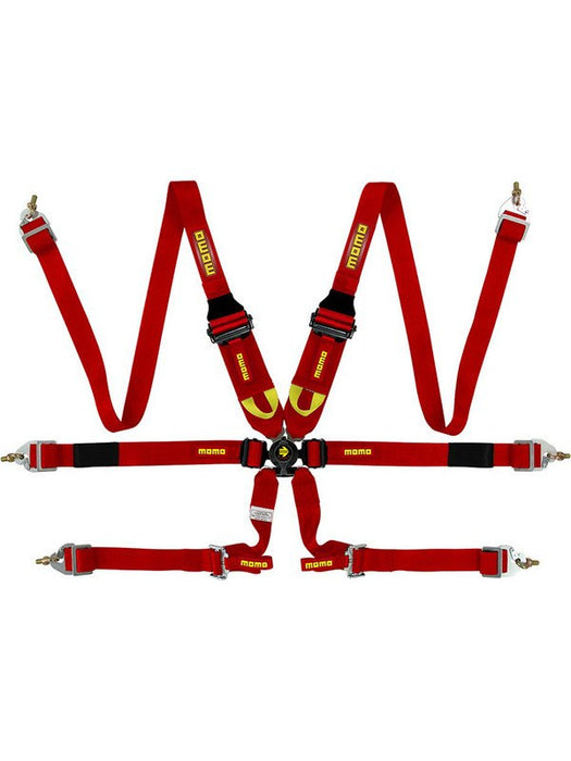 Momo Automotive Accessories Harness 6 Point Rotary Camlock FIA A MO1255120001 Momo Automotive Accessories - Micks Gone Bush