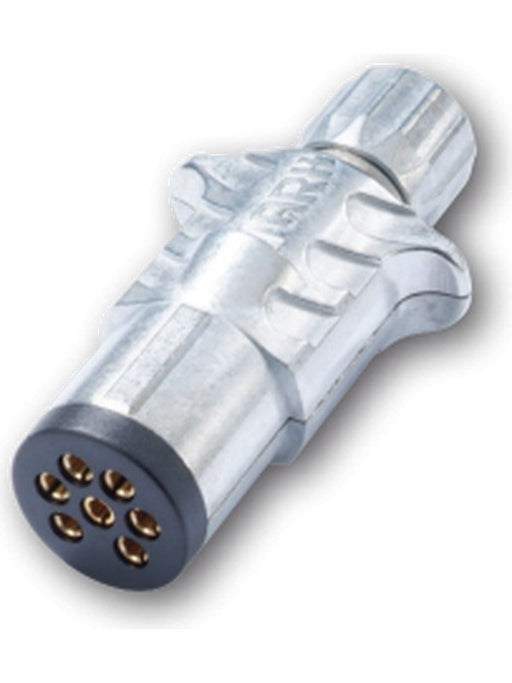 ARK 7 Pin Small Round Trailer Plug Metal Common Tas Qld Nsw Wa Poly Bag MP70 ARK - Micks Gone Bush