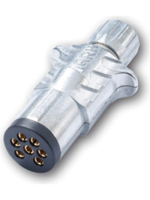 ARK 7 Pin Small Round Trailer Plug Metal Common Tas Qld Nsw Wa Poly Bag MP70 ARK - Micks Gone Bush