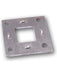 ARK Round Mounting Plate To Suit 40mm Square Axle MPR40S ARK - Micks Gone Bush