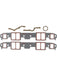 Mahle Intake Manifold Gasket Set SBC Ret-Port 1.300 x 2.250 MS20017 Intake Manifold Gaskets Mahle - Micks Gone Bush