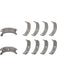 Mahle Main Bearing F-Series Standard GM LS-Series Kit MS2411F Engine Bearings Mahle - Micks Gone Bush