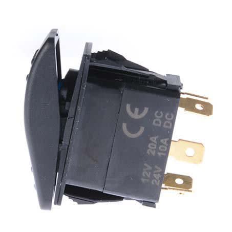 Drivetech 4X4 Rocker Back Up Lights Switch On/off Spst 12 Or 24V Blue Illumination DT-11014 SWITCH DRIVETECH 4X4 - Micks Gone Bush
