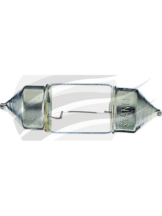 Hella Festoon Globe 12V 10W Sv8.5 10 X 31mm [ref Narva 47269] Pack 10 N1210 Hella - Micks Gone Bush