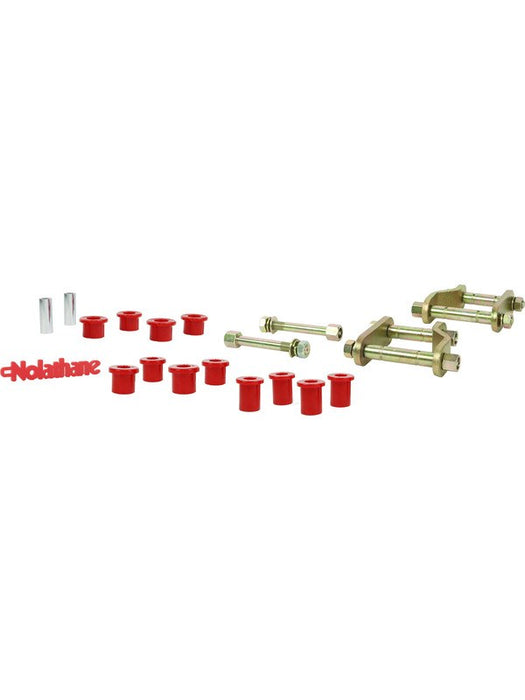 Nolathane Rear Spring Bushing and Greaseable Shackle/Pin Kit NEK41 Nolathane - Micks Gone Bush