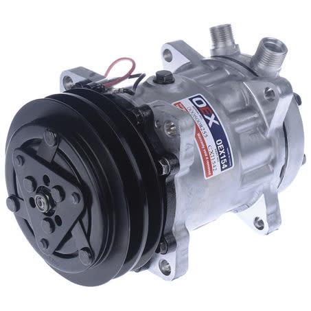 OEX Air Conditioning Compressor 12V Ear Mount Sanden SO7150 Style CXI1542 AIR CONDITIONING COMPRESSOR OEX - Micks Gone Bush