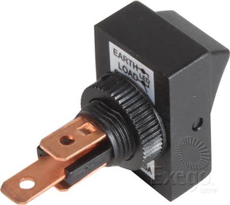 OEX Push Button Switch On-off Spst 12V Green Illuminated 20A ACX3748BL SWITCH OEX - Micks Gone Bush