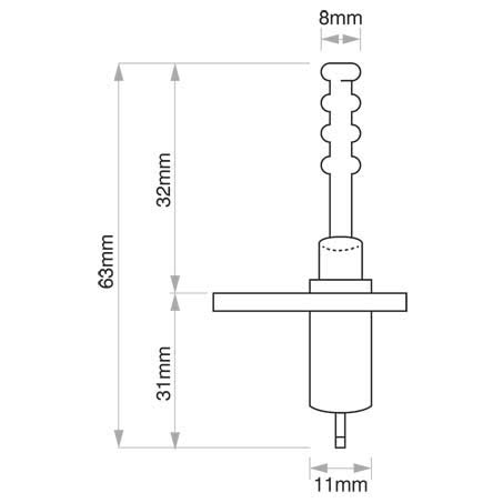 Narva Universal Door/alarm Switch Contacts Rated 10A 12V Part No. 60042BL SWITCH NARVA - Micks Gone Bush