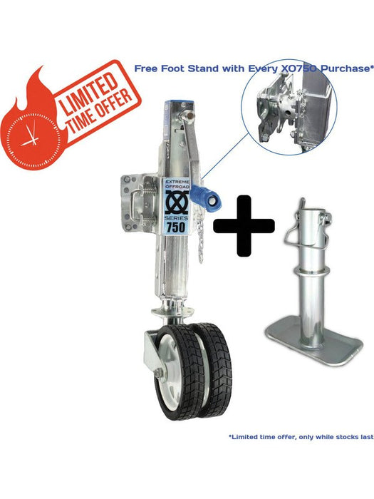 ARK Cylinder Mount & Bracket Suits Xo Extreme Off-Road Jockey Wheel ORJW750T ARK - Micks Gone Bush