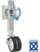 ARK Extreme Off-Road Jockey Wheel 750Kg Rated Adjustable Height Dual ORJW750 ARK - Micks Gone Bush