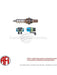 Bosch Oxygen Sensor Lsh-25 Gm V8 Pre Cat 6.0L 6.2L L77 Trapezoidal OXY1973 BOSCH - Micks Gone Bush