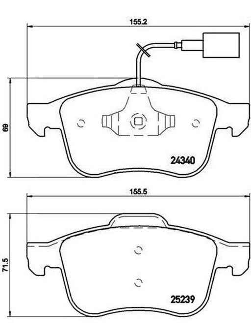 Brembo Ceramic Brake Pads P23132N Disc & Brake Pads Brembo - Micks Gone Bush