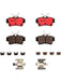 Brembo Ceramic Brake Pads P24133N Brembo - Micks Gone Bush