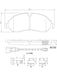 Brembo Ceramic Brake Pads P24171N Brembo - Micks Gone Bush