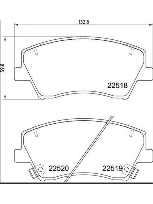 Brembo Ceramic Brake Pads P30107N Disc & Brake Pads Brembo - Micks Gone Bush