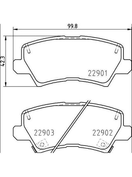 Brembo Ceramic Brake Pads P30111N Disc & Brake Pads Brembo - Micks Gone Bush