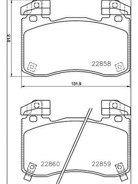 Brembo Ceramic Brake Pads P30113N Disc & Brake Pads Brembo - Micks Gone Bush