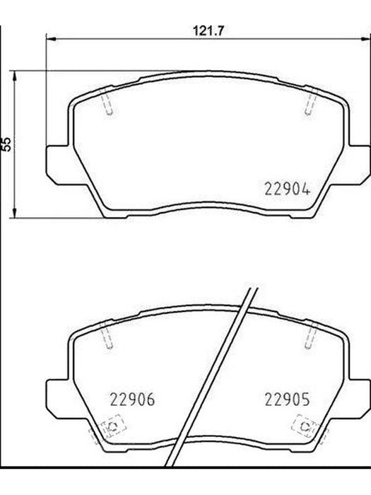 Brembo Ceramic Brake Pads P30114N Disc & Brake Pads Brembo - Micks Gone Bush
